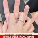慕呈（MuurceeR）情侣戒指一对一人一只【可刻字】玫瑰物语对戒银戒指生日礼物送男 可代写贺卡