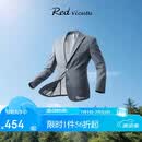威可多（VICUTU）【空气单西】休闲西服上衣男商务休闲通勤百搭薄款 灰色 175/96B