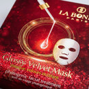 LA BONNE Paris法国剥离式奢华面膜深层补水保湿光泽天鹅绒面膜贴片式（5片/盒）