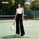 SIINSIIN【专享】户外工装裤女宽松防晒透气速干运动休闲裤束脚裤阔腿裤 【常规款】显瘦黑 M （101-120斤）