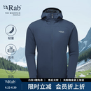 Rab睿坡Xenair Alpine户外徒步运动夹克连帽轻量金标P棉服男  QIP-41 暴风蓝TMB M