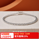 喜钻18K金网球钻石手链满钻1克拉经典手饰轻奢天然真钻珠宝女百搭礼物 【重金版S11351】链长16cm 共约2.0克拉(单颗约3.6分）