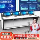 盛浪监控台操作台指挥中心调度台视频中心安防控制台四联80每工位
