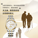 天王（TIAN WANG）手表男士机械表 生日物18K金LOGO金钢带GS51507T.DD.T.KS