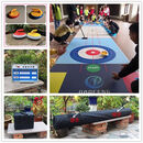 瑞驰飞扬旱地冰壶球地壶球滚珠冰上溜石桌上仿真冰面标准运动赛道 高档壶16个+赛道+2刷+记分牌