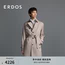 ERDOS 早秋轻盈亲肤舒适日常通勤男装经典战壕风衣 卡其 L 175/96A