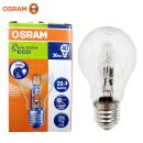 欧司朗（OSRAM）卤素灯泡 A型透明大球泡可调光卤钨灯泡E27螺口黄光 30W黄光