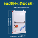 换热器 卫生间家用热交换器暖气片过水热铜铝热水地暖储水式即热 8080中600-5柱
