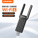 COMFAST WiFi6免驱 usb无线网卡台式机专用AX900 5G双频台式机笔记本外置无限wifi发射器接收器 AX900【双天线款943F V2】
