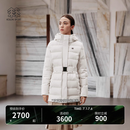 KOLON SPORT/可隆户外羽绒服 女士防风防泼水中量鹅绒夹克 LKDJ5WTT44-CR 奶油白 M 165/88A