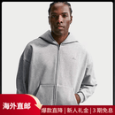 耐克（NIKE）男士休闲衣保暖Therma-FIT科技宽松版型箱型剪裁户外休闲 Dark Grey Heather/Black 4XL