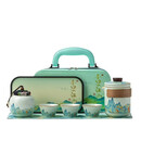 字画-千里江山图茶具套装功夫杯礼盒【文化用品】
