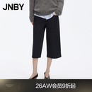 江南布衣（JNBY）【商场同款】26秋新品牛仔裤七分阔腿5Q8E13780 991/牛仔藏青 XS