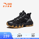 安踏（ANTA）儿童鞋类男大童磐石户外系列棉鞋312616935 黑/生木灰/硅藻绿-2 35