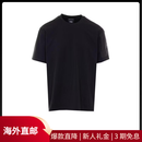 Y-3男士运动T恤透气吸汗圆领黑色日常运动休闲穿搭短袖T恤 黑色 均码 |L