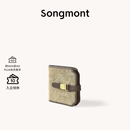 Songmont山下有松山行钱包设计师款皮夹短款卡包夹礼物男女零钱包 沙驼棕 现货