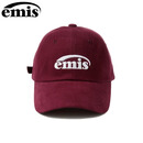 EMIS 帽子新标潮流新款经典棒球帽（升级款）酒红色男女明星同款