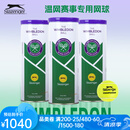 史莱辛格（Slazenger）网球温网豹子球施莱辛格网球专业比赛用球铁罐网球训练球网球运动 【三粒装】史莱辛格网球*24铁罐/箱