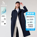哈吉斯（HAZZYS）女装 春PHIZ风衣女ASWSH0CAX01 藏青色NV L(165/88A40)