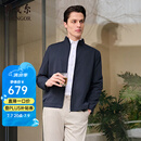 雅戈尔（YOUNGOR）夹克男士春夏中青年茄克高品质面料舒适单夹克2026新品2色合款 藏青VJJK414960FLA L 175/96A （推荐130-150斤）