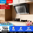 美的（Midea）抽吸排油烟机 家用大吸力侧吸式油烟机上门安装以旧换新出租房屋脱排烟机CXW-200-J30