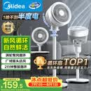 美的（Midea）【暴风循环】空气循环扇大风量电风扇落地扇轻音家用台式摇头卧室节能小风扇柔风轻羽扇 FGA24TQ