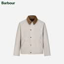 Barbour OS Reversible Transporter男女同款双面穿宽松无蜡夹克 雾白色 -xx70 XS (34)