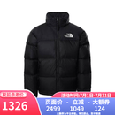 北面（The North Face）美版1996Nuptse男女款羽绒服潮牌经典户外700蓬--鸭/鹅绒随机发 NF0A3C8D男款LE4-黑色 M