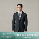 GORNIA/格罗尼雅男士单西服100%绵羊毛时尚商务西装上衣GBS25112492 黑色 170C 170/96C
