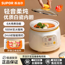 苏泊尔（SUPOR） 电炖锅电炖盅小型家用迷你陶瓷电炖盅小砂锅煮粥神器煲汤粥锅汤锅全自动辅食锅多功能炖煮锅 辅食优选 1L DG10YC823