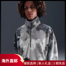 耐克（NIKE）男士休闲衣保暖Therma-Fit抓绒半拉链户外运动卫衣立领外套 Iron Grey/Pa Ivory XXL