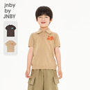 jnby by JNBY新款江南布衣童装短袖套头针织衫合体polo领26秋男女童1Q7314810 250/卡其 140 cm