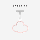 CASETIFY Cloud系列  云朵款果冻手机腕带 棉云白  适用于iPhone全系列手机配件手机饰品 奶糖粉
