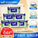 得宝Tempo/得宝湿厕纸私处清洁芦荟湿纸巾便携小包40片6包家庭装 芦荟湿厕纸 40片*6包