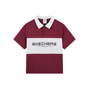 斯凯奇（Skechers）男童莱赛尔凉感运动短袖T恤 桦红色 140 cm