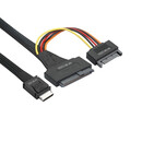 尘土 Mini SAS 4I高速线PCLE 4.0 SFF-8611转SFF-8639 U.2电缆 SFF-8611转SFF-8639 2米