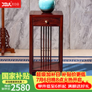 木中央 红木家具印尼黑酸枝(学名:阔叶黄檀)花架新中式 客厅实木架子带抽屉装饰架 落地花盆花几 单个花架36*36*88cm