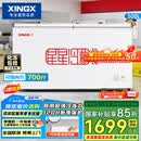星星（XINGX）500L商用冰柜微霜冷柜 大容量冰箱冷藏冷冻保鲜节能顶开柜 减霜单箱卧式冷柜 BD/BC-500R 以旧换新