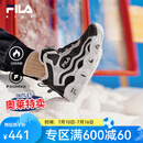 FILA儿童童鞋棉靴2025年冬季男女小童加绒jagger2棉鞋 黑/太空银-BW 27