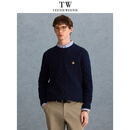 Teenie WeenieTeenieWeenie2025春圆领毛针织衫TNKW2511E1K 绿色 170