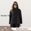 Massimo Dutti折扣季2026女装都市百搭极简通勤风短款绗缝派克外套06701101 黑色 L (CN 175/96A)尺码偏大