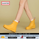 HUNTER雨靴酷玩中跟厚底短靴雨靴户外露营雨鞋哑光防水防滑女鞋 柠檬黄/RYL 38