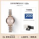 EMPORIO ARMANI阿玛尼手表女士满天星钢带石英女士腕表生日礼物送女朋友AR11223