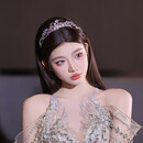 新娘皇冠头饰婚纱礼服满钻珍珠气质优雅小冠韩系结婚感发饰品 仅皇冠MT0203