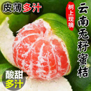 粤迎云南青皮蜜桔橘子【闪送-源头直采】无籽新鲜现发酸甜孕妇可吃 5斤挑选果【单果50mm+】净4.0斤