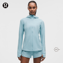 lululemon丨Mist Over 女士运动夹克 防晒拒水 LW4COZS 海沫蓝 S