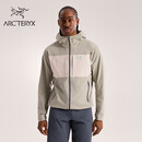 ARC'TERYX始祖鸟 GAMMA LIGHTWEIGHT HOODY 防风 男子 软壳夹克 HEADWATERS/岩灰绿/流木白/云凌蓝 S