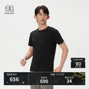 KOLON SPORT/可隆户外吸湿速干T恤 男士SECO消臭防晒UPF50+短袖上衣 LHRT6MT871-BK 黑色 2XL 185/104A