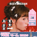 ROSYDOEDIAN  RDD撇起发夹可爱狗狗图案无痕刘海边夹碎发可爱侧边发夹 喂喂喂撇起发夹（5个装）