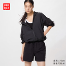 优衣库休闲短裤女装/裤子484598 09 黑色 M